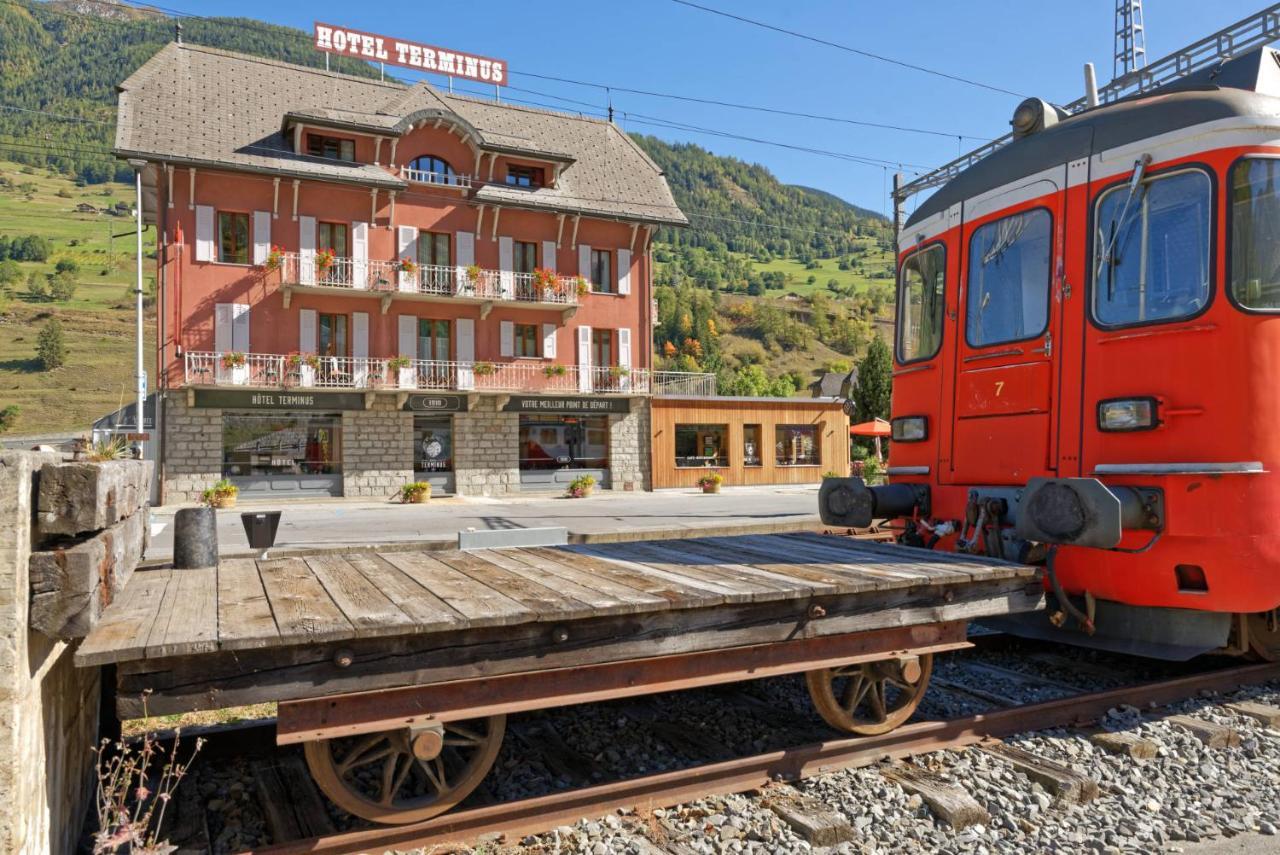 Hotel Terminus Orsières Zewnętrze zdjęcie