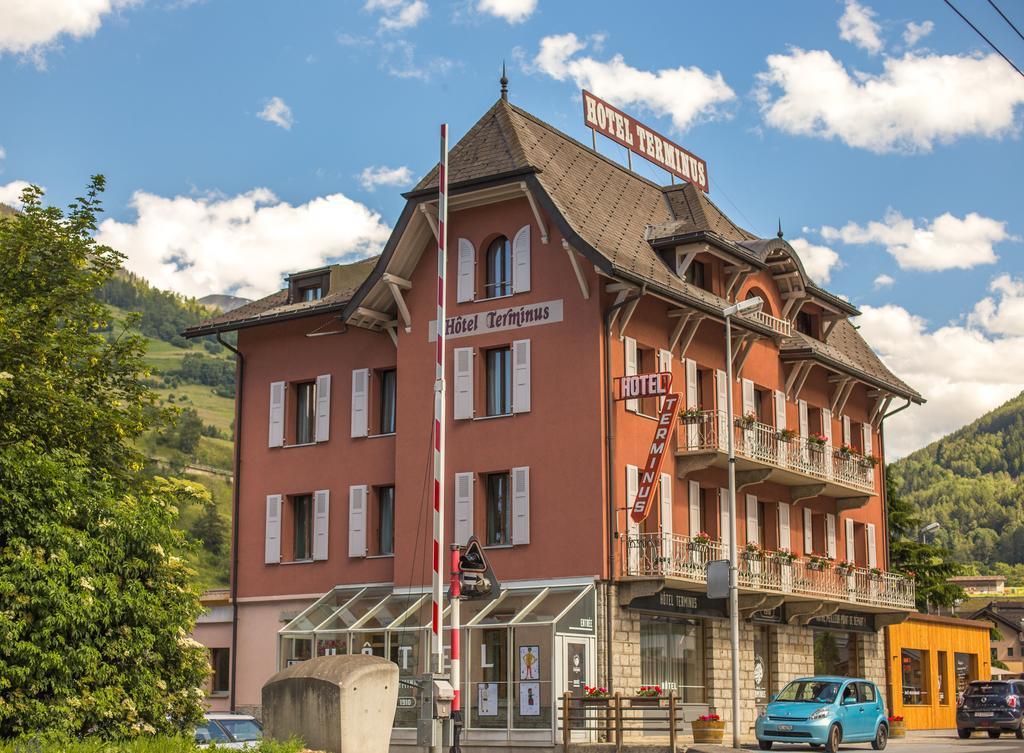 Hotel Terminus Orsières Zewnętrze zdjęcie